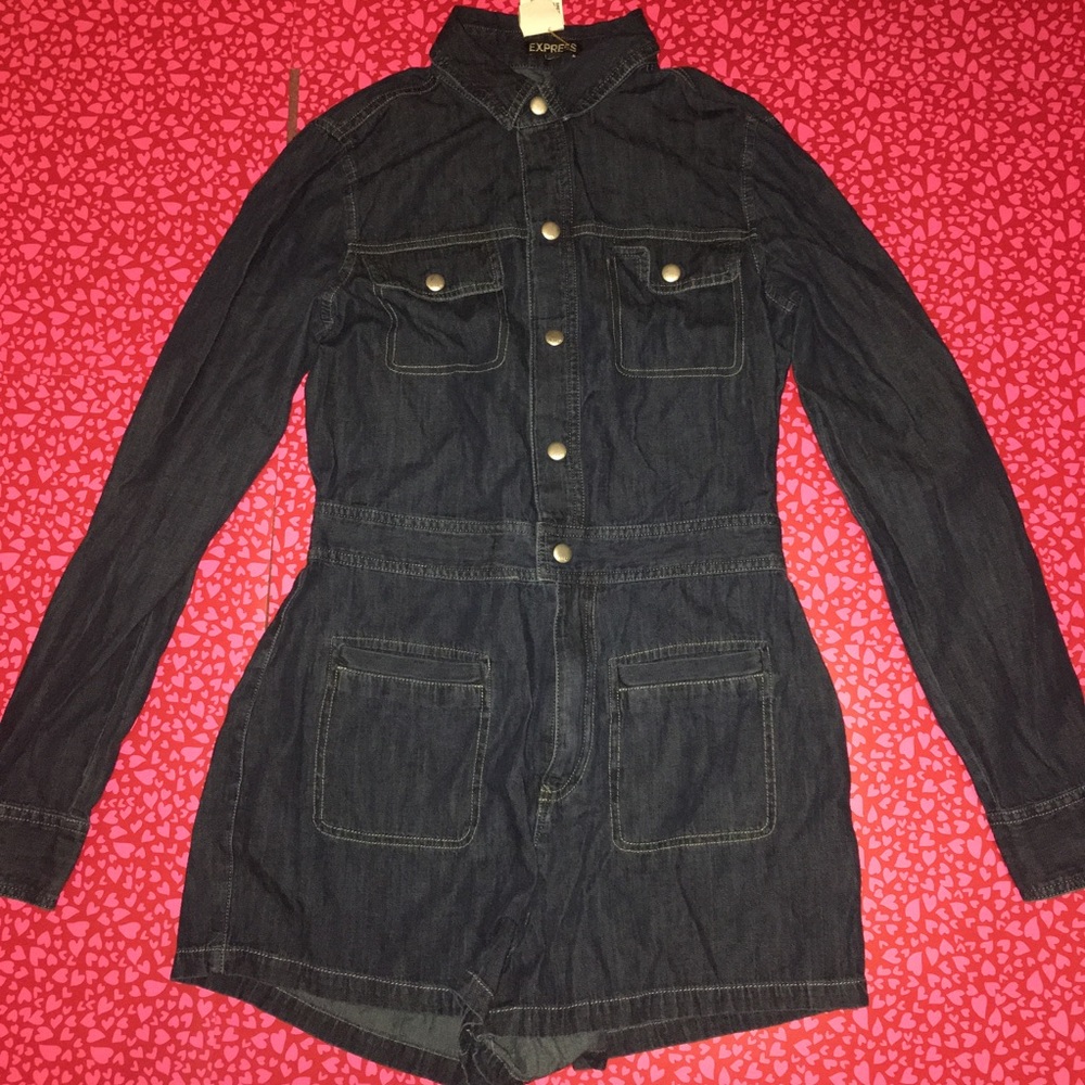 Express jean romper